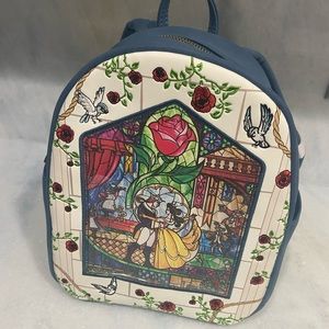 Beauty and the beast Loungefly backpack